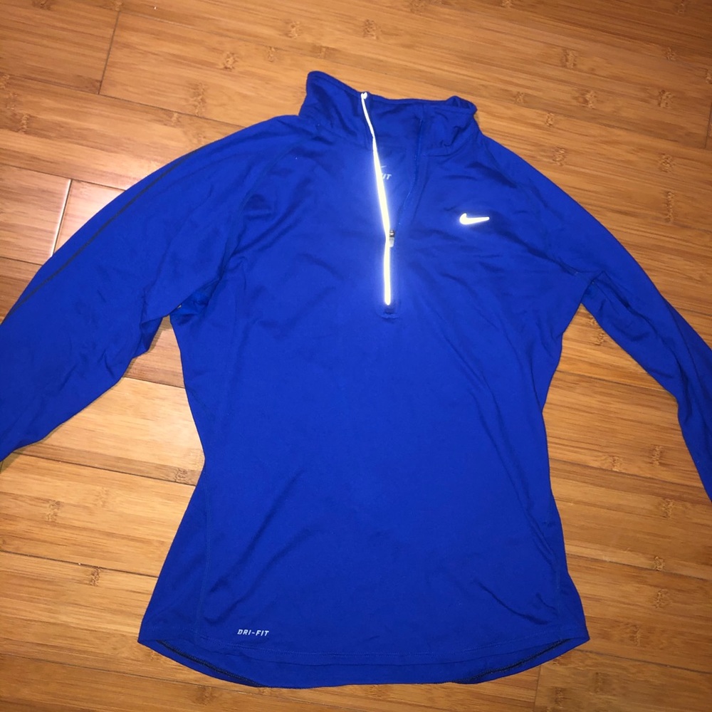 Nike dri fit half zip jacket